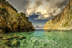 secluded beach zante zakynthos greece